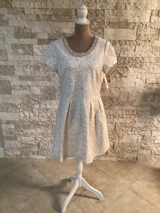 Maison Jules Dresses & Skirts - Maison Jules Jeweled Neckline Dress (NWT)